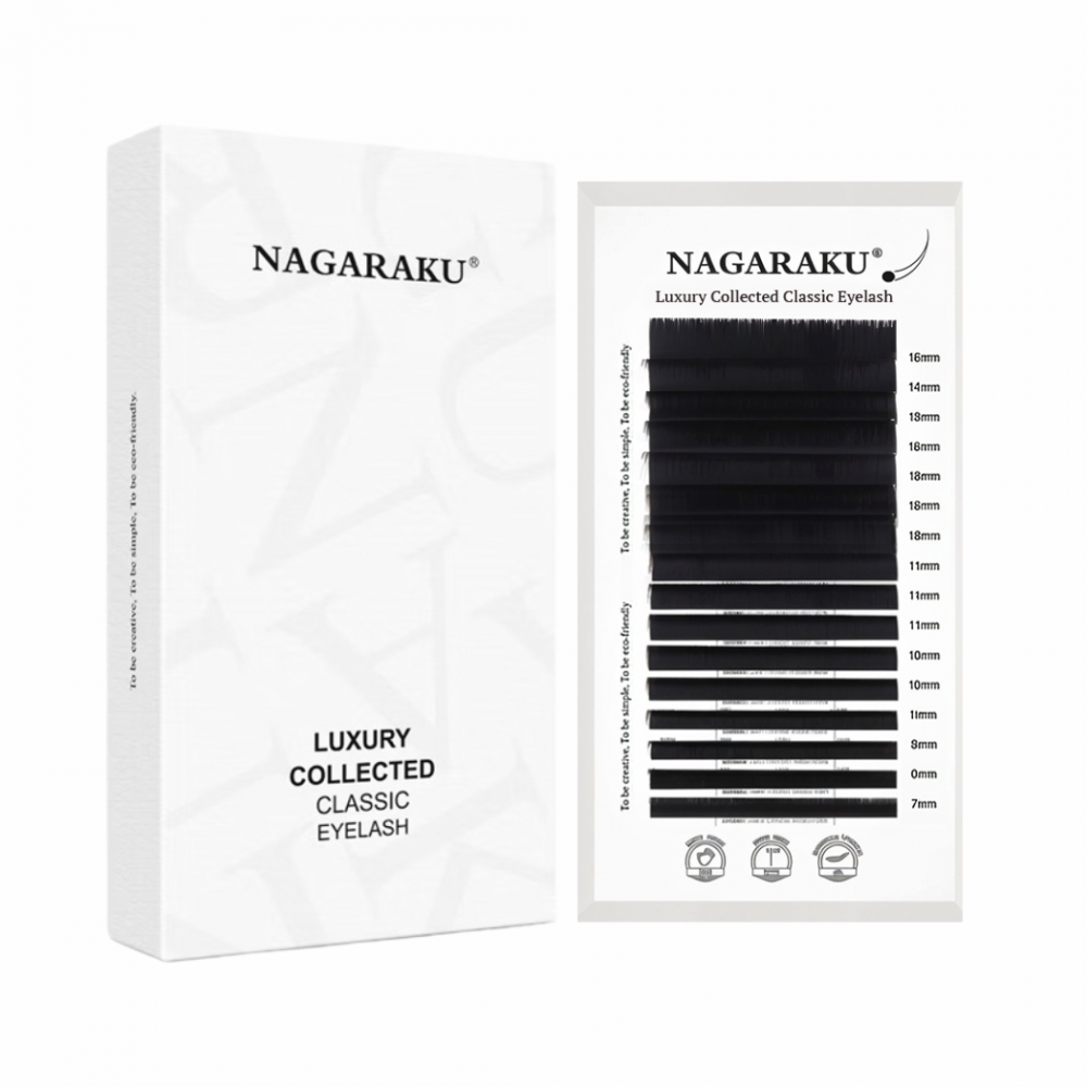 Nagaraku Luxury Collected Eyelash Extens Extensions - Curl D Mix